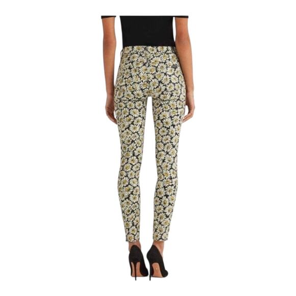 7 For All Mankind Daisy skinny jeans black white size 24 - Picture 12 of 12